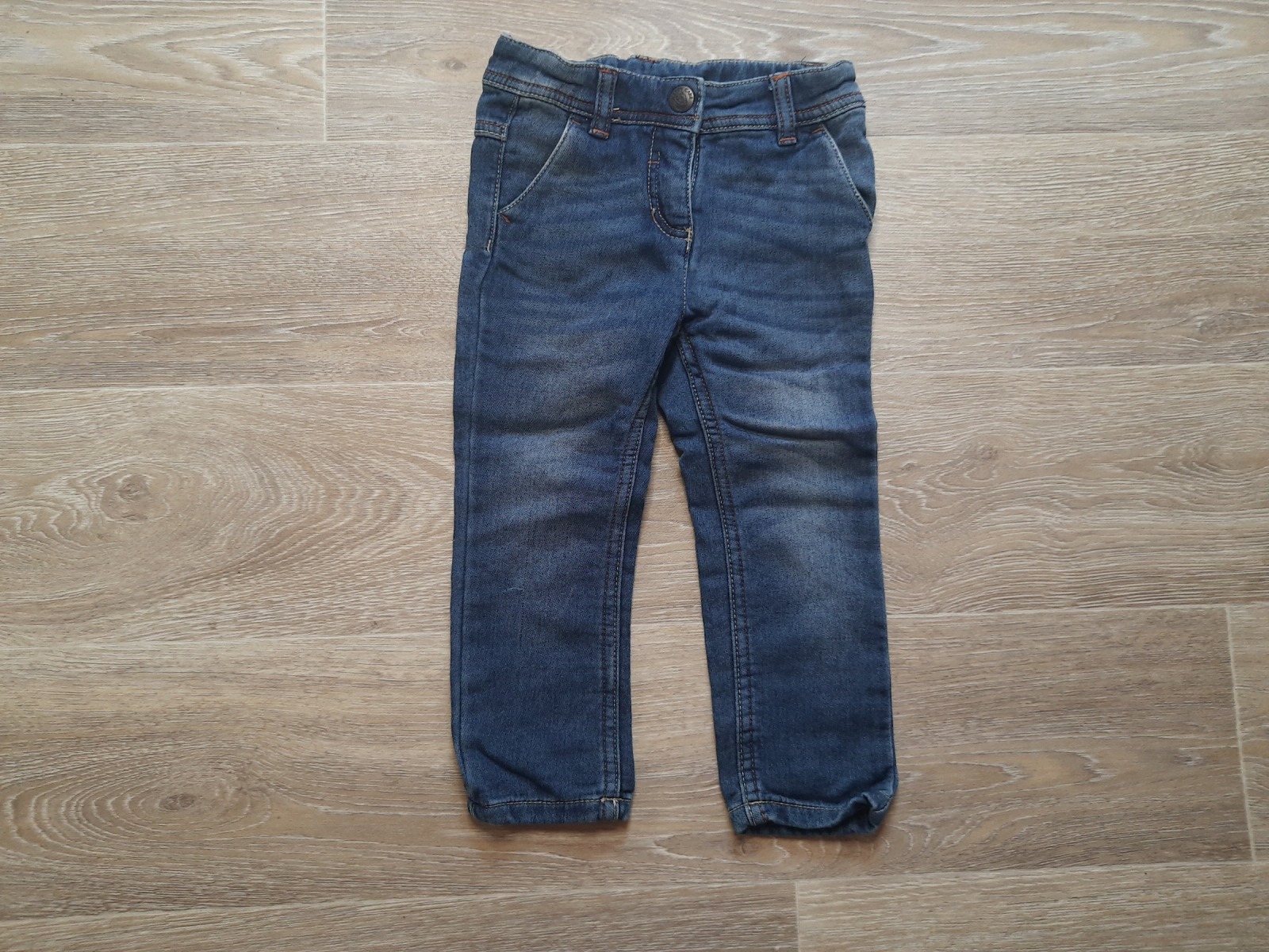 Jeans mit verstellbarem Bündchen Gr. 92 Papagino