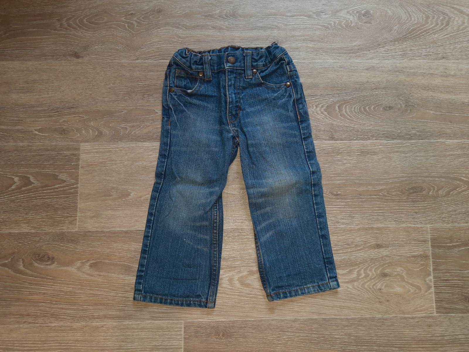 Second Hand Jeans mit verstellbarem Bauchbund Gr. 86/92