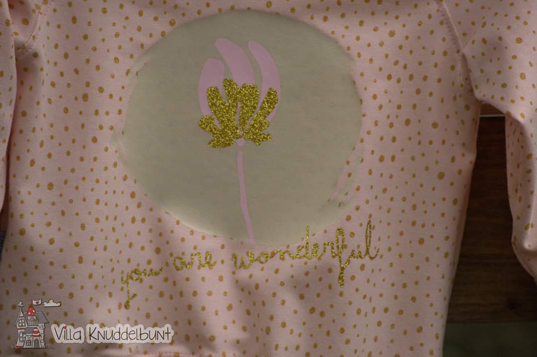 Sofortkauf Handmade Raglan Shirt für Mädchen Blütentraum Gr 80 von Villa Knuddelbunt
