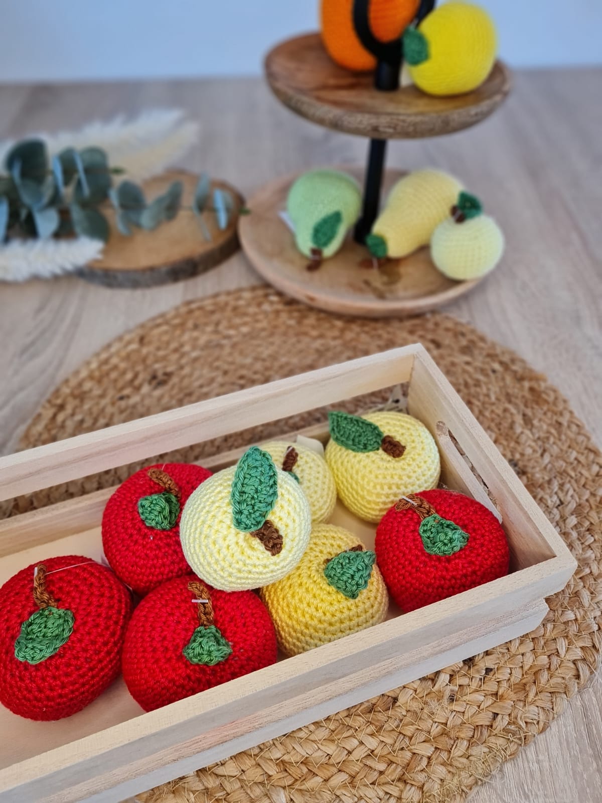 Kauf auf Bestellung Handmade - Apfel für Kaufladen oder Spielküche - Wollträumerei