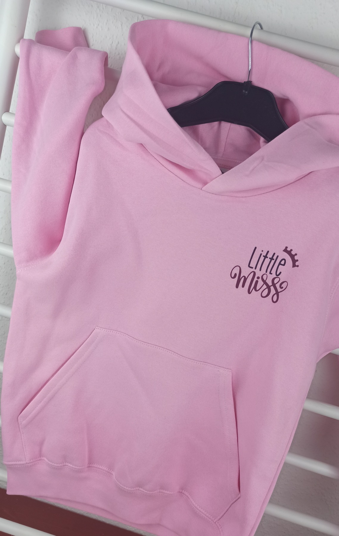Sofortkauf bedruckter Hoodie in rosa für Mädchen Little Miss Gr 116 3