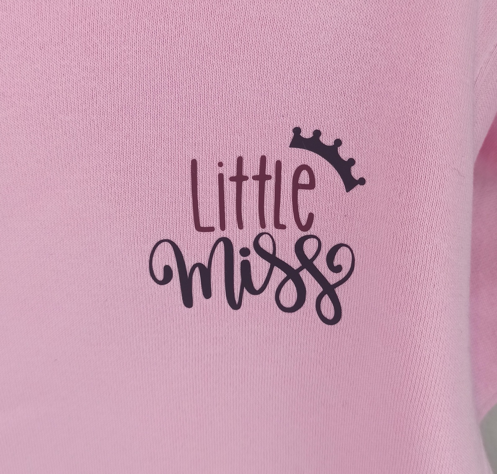 Sofortkauf bedruckter Hoodie in rosa für Mädchen Little Miss Gr 116 5