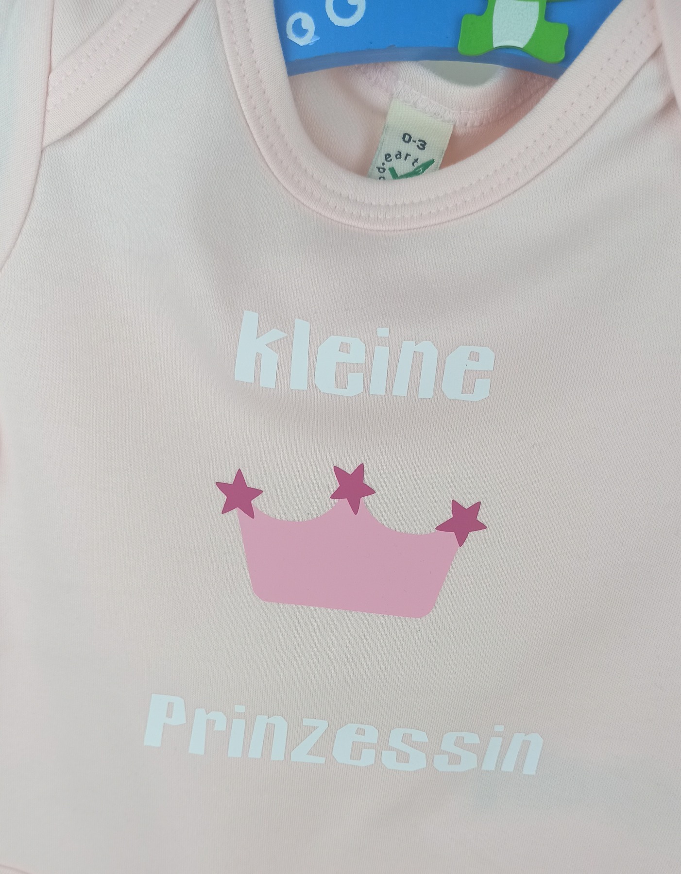 Kauf auf Bestellung bedruckter Body pale pink für Babys Kleine Prinzessin Gr 50-80 Kinderfloh 3