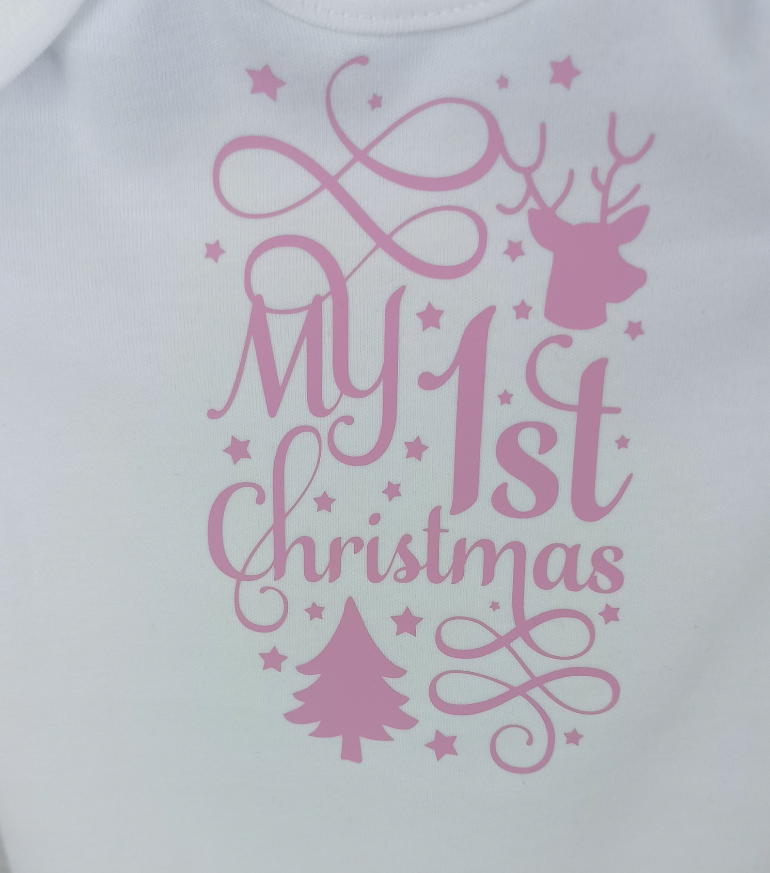 Kauf auf Bestellung bedruckter Body white für Mädchen My 1st Christmas Gr 50-80 Kinderfloh 2