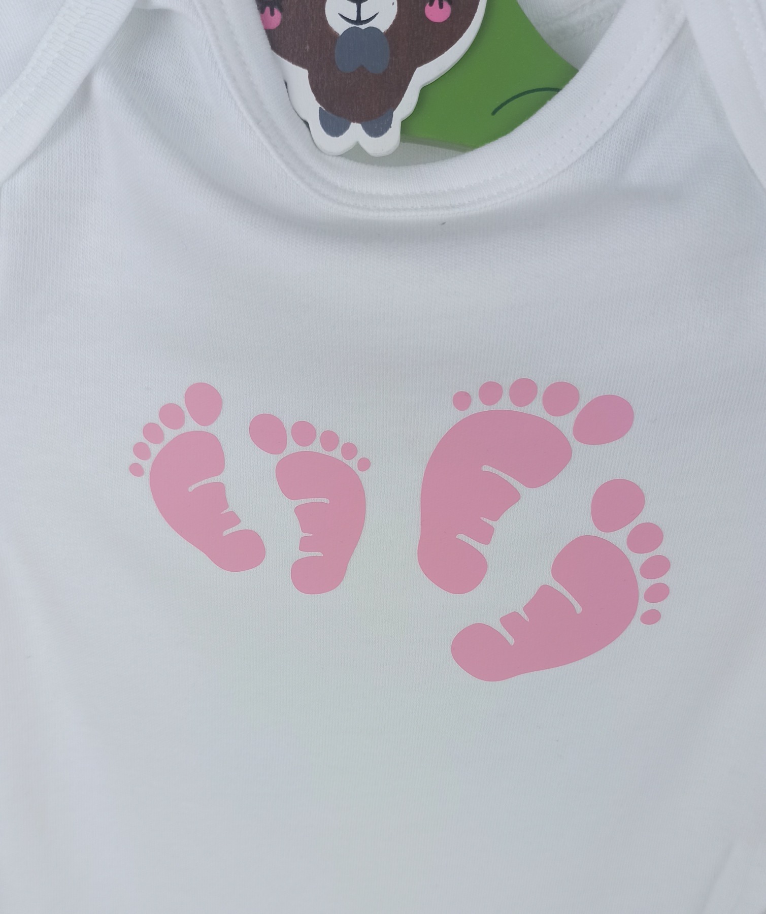 Kauf auf Bestellung bedruckter Body für Mädchen Baby Füße Gr 50-80 Kinderfloh 3