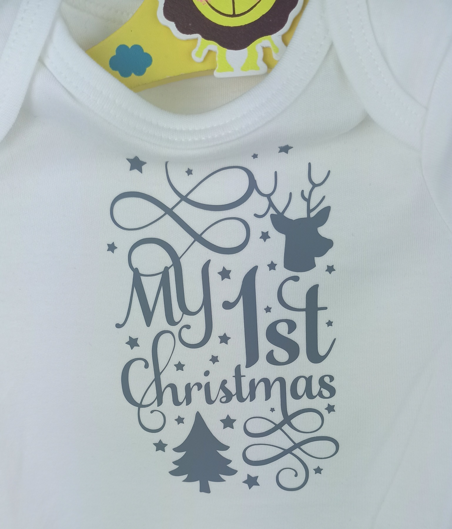 Kauf auf Bestellung bedruckter Body für Babys My 1st Christmas Gr 56-80 3