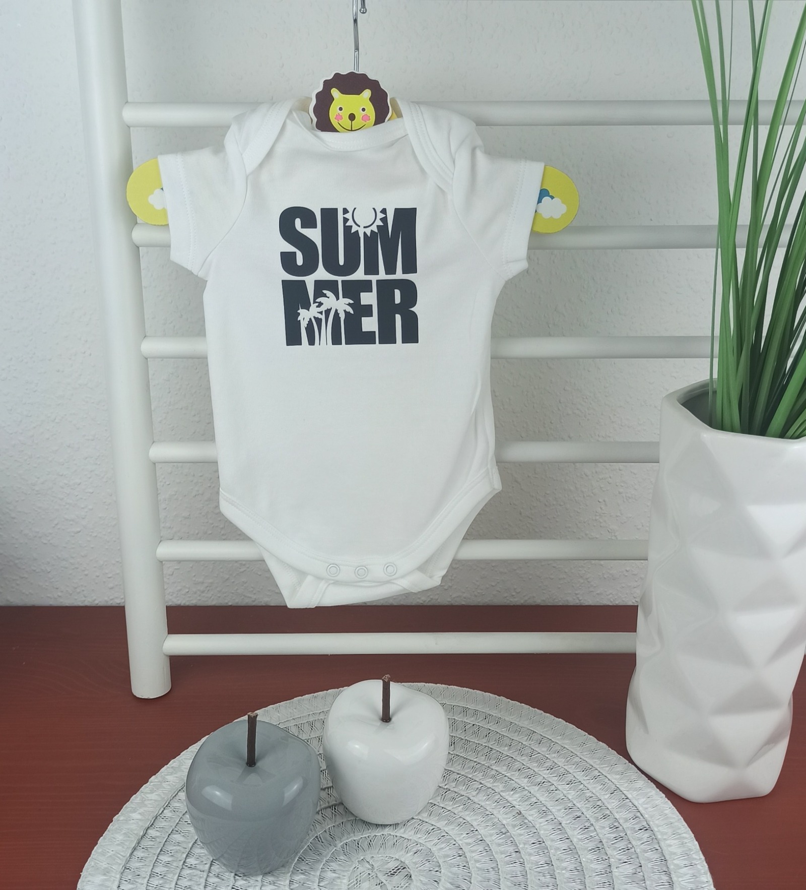 Kauf auf Bestellung bedruckter Body white für Babys Summer Gr 50-80 Kinderfloh