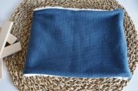 Sofortkauf Handmade kuscheliger Loopschal dunkelblau von kate.m design 2
