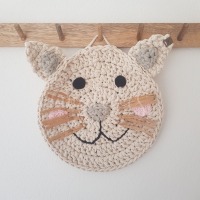 Sofortkauf Handmade Katze Wanddeko Kinderzimmer von inna.loves