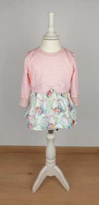 Sofortkauf Handmade Girly Sweater Gr 80 Kleine Wunder - Handgenähter Girly Sweater