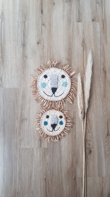 Kauf auf Bestellung Handmade Wandbehang Wanddeko Löwe Junge von innaloves - Wanddeko für