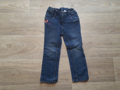 Jeans mit verstellbarem Bündchen Gr. 92 lupilu - Hose blau für Kinder