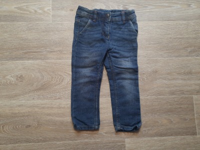 Jeans mit verstellbarem Bündchen Gr. 92 Papagino - Jeanshose blau für Kinder
