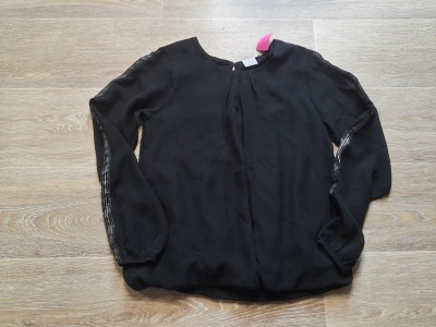 Bluse Gr. 140 Topo in fashion - schwarze Bluse für Kinder