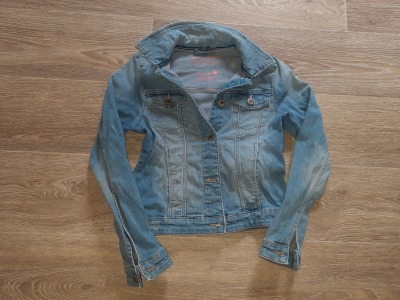 Second Hand Jeansjacke Gr. 140 C&amp;A - Jeans Jacke blau für Kinder