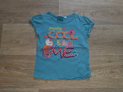 Second Hand T-Shirt Gr. 98/104 Kids - T-shirt blau für Kinder
