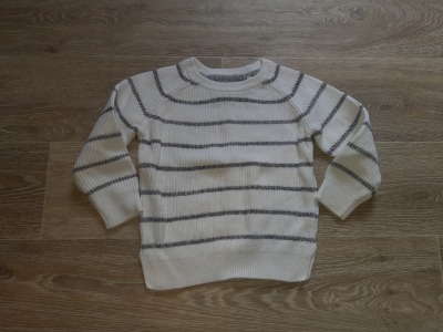 Second Hand dicker Pullover Gr. 104 C&amp;A - Pullover weiß für Kinder