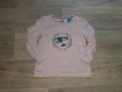 Second Hand Langarmshirt Gr. 98/104 lupilu - Langarmshirt rosa für Kinder