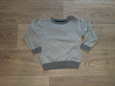 Second Hand Pullover Gr. 86 Babyclub - Pulli grau für Kinder