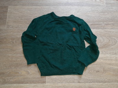 Second Hand Pullover Gr. 104/110 LC WAIKIKI - Pullover grün für Kinder