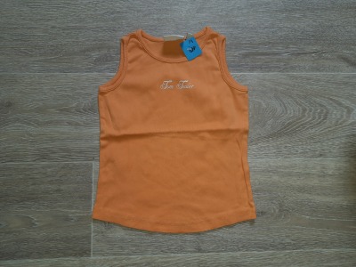 Second Hand Unterhemd / Achselshirt Gr. 104/110 Tom Tailor - senfgelbes Unterhemd für Kinder