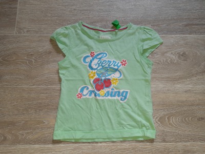 Second Hand T-Shirt Gr. 98/104 lupilu - T-shirt grün für Kinder