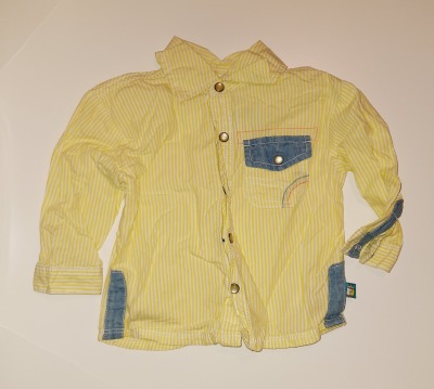 Second Hand Hemd Gr. 68 Baby - Hemd gelb für Kinder