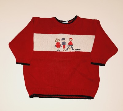 Second Hand Pullover Gr. 86/92 ESPRIT - Pullover rot für Kinder
