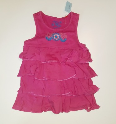 Second Hand T-Shirtkleid Gr. 116/122 ESPRIT - rosa Kleid für Kinder