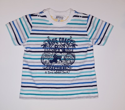 Second Hand T-Shirt Gr. 68 KANZ - weißes T-shirt für Babys