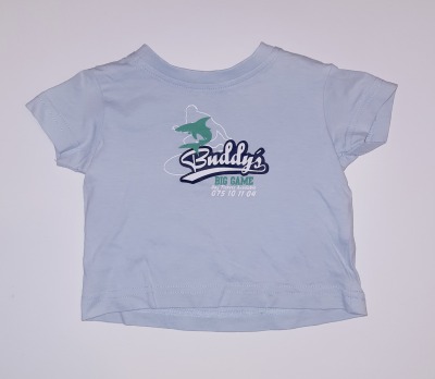 Second Hand T-Shirt Gr. 62/68 impidimpi - blaues T-shirt für Babys