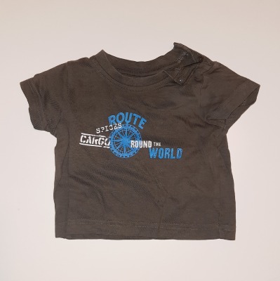 Second Hand T-Shirt Gr. 62/68 impidimpi - braunes T-shirt für Babys
