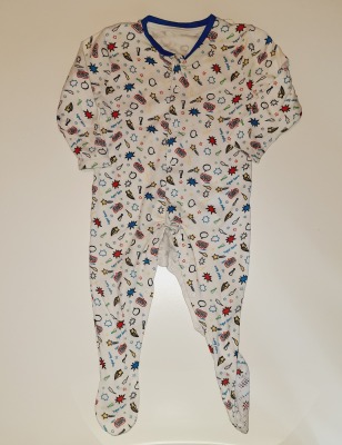 Second Hand Schlafanzug Gr. 80 PRIMARK - weißer Schlafi für Kinder
