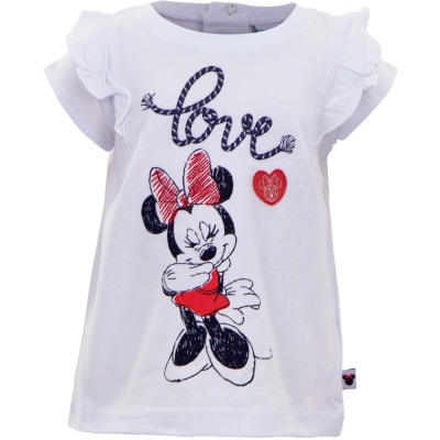 Minnie Maus T-Shirt für Babys &amp; Kleinkinder blau Gr. 74-92 - T-Shirt für Mädchen von Minnie Maus