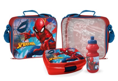 Spiderman 3 teiliges Lunchset - Lunchset für den Kindergarten / Grundschule