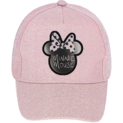 Minnie Maus Cap rosa für Mädchen - Basecap für Mädchen Mini Mouse 52-54 cm