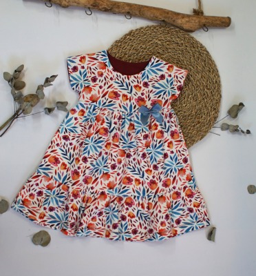 Sofortkauf Handmade Sommerkleid Blumen Gr. 92 von kate.m Design - Handmade Sommerkleid für Kinder