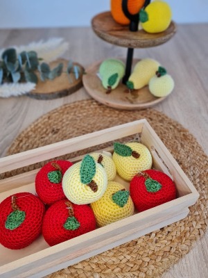 Kauf auf Bestellung Handmade - Apfel für Kaufladen oder Spielküche - Wollträumerei - selbst