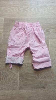 Sommerhose Gr. 68 - rosa Hose für Babys