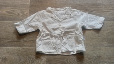 Bluse Gr. 62 KANZ - weiße Bluse für Babys