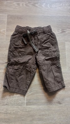 Hose mit verstellbaren Beinbündchen Gr. 68 H&amp;M - braune Hose für Kinder