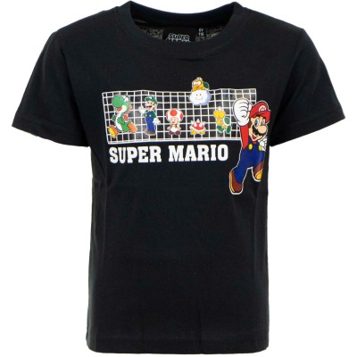 Super Mario Brothers T-Shirt Gr. 98-128 - T-Shirt für Kinder von Super Mario in schwarz