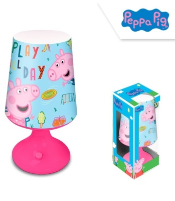Peppa Pig / Peppa Wutz LED Nachttischlampe klein - Nachttischlampe für Kinder