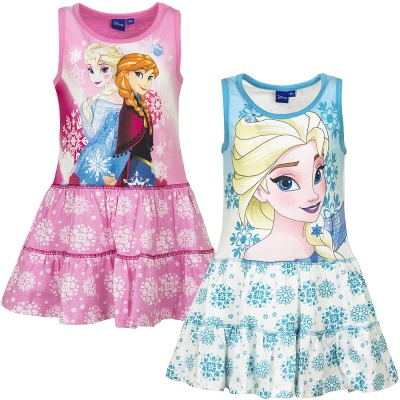 Die Eiskönigin - Frozen Kleid Gr. 104 + 110 - Kleid für Mädchen
