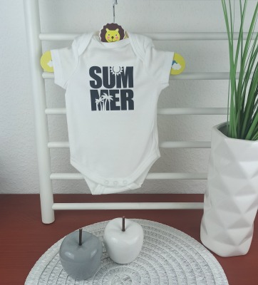 Kauf auf Bestellung bedruckter Body white für Babys Summer Gr 50-80 Kinderfloh - bedruckter Body