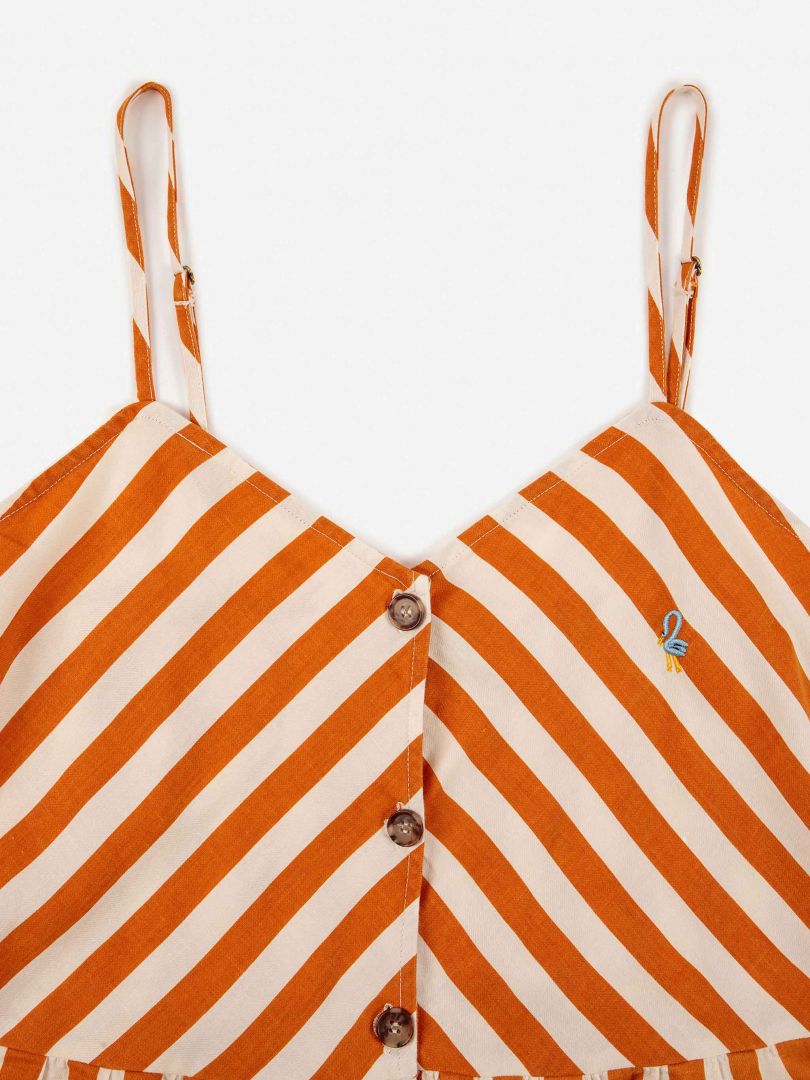Bobo Choses - Stripe Buttoned Strap Dress 6