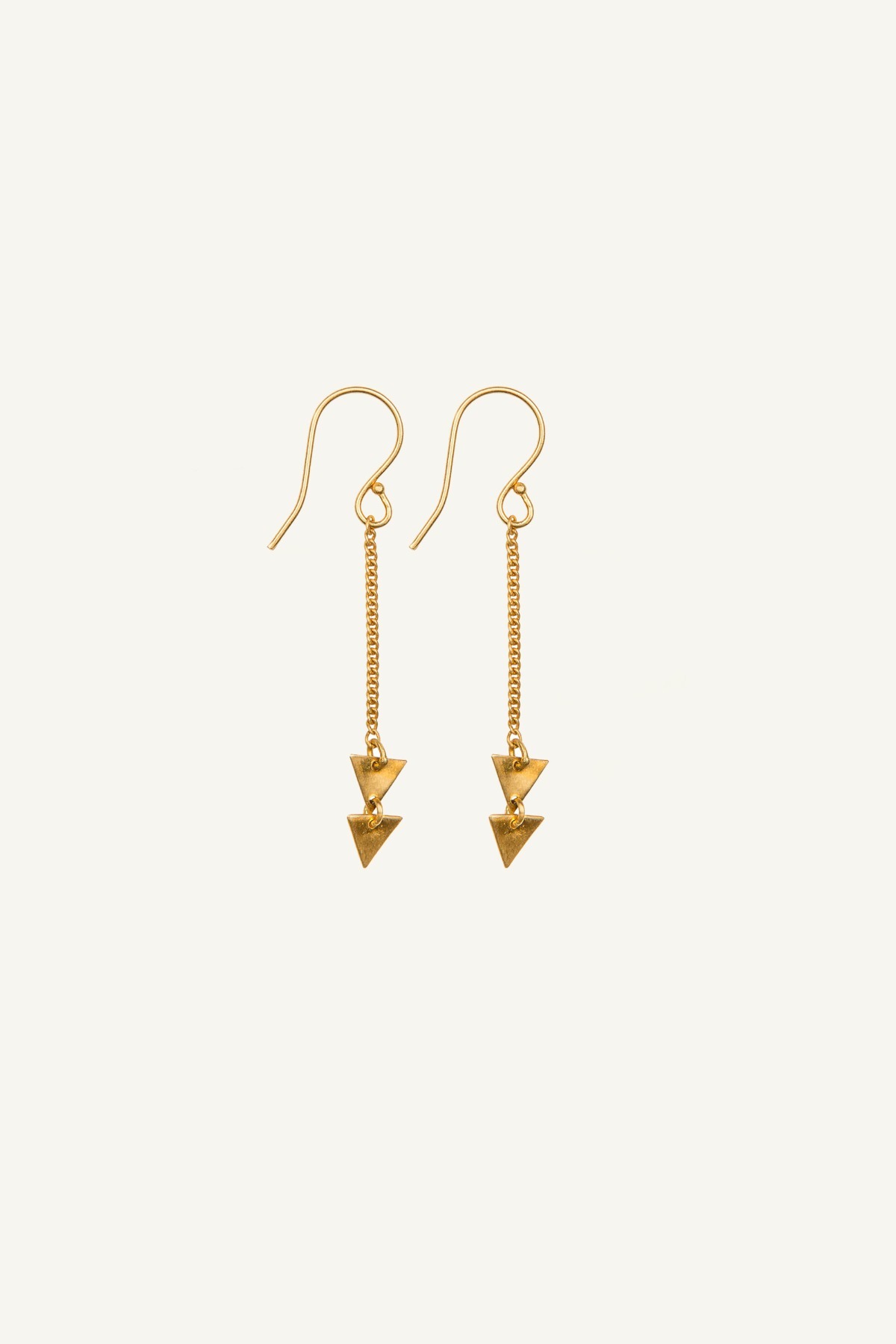 by-bar - pd arrow l earring - gold