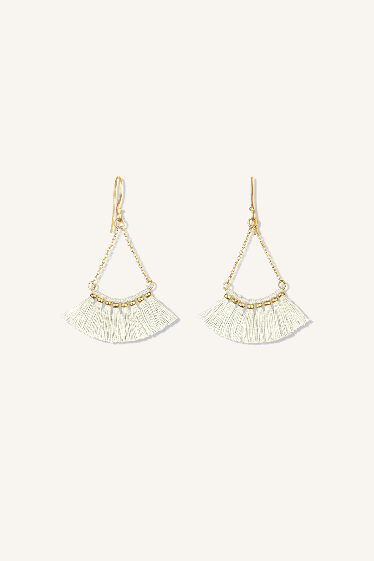 by-bar - pd romee earring - off white