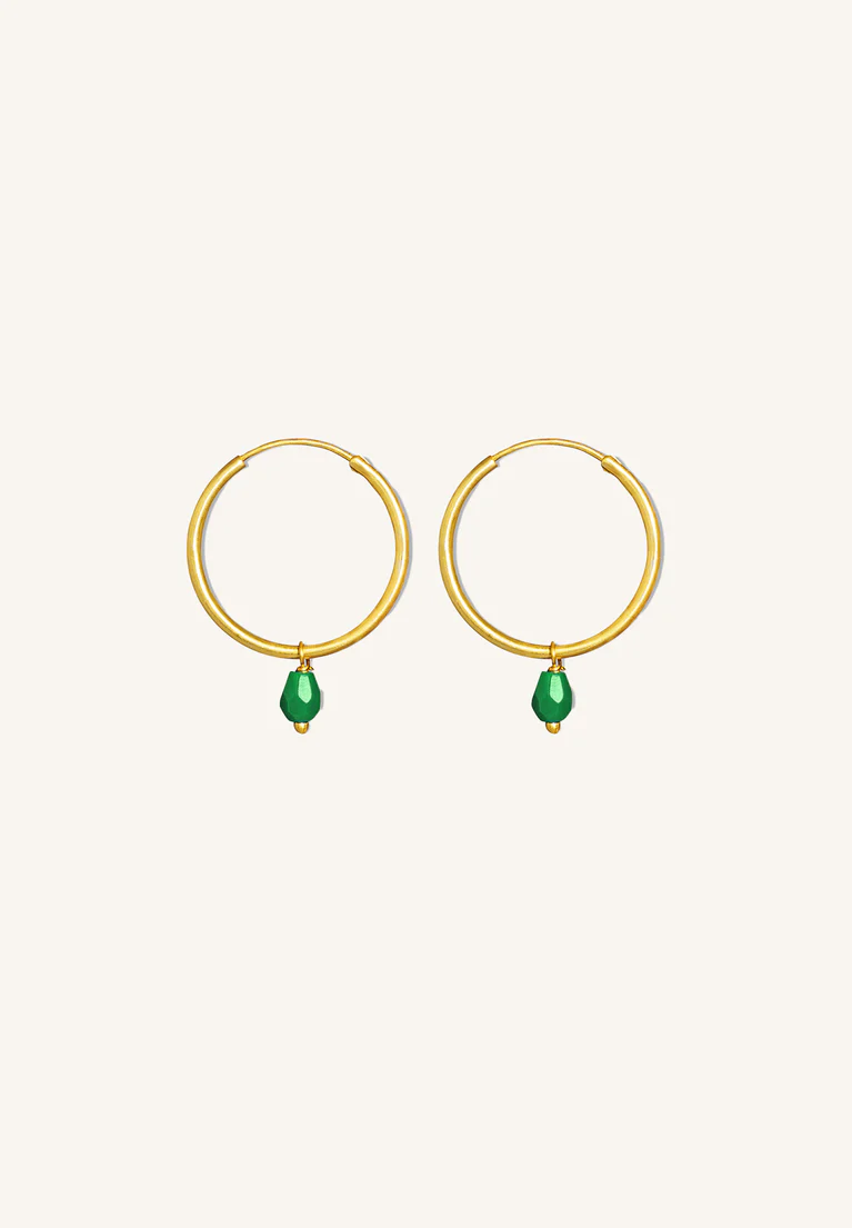 by-bar - pd bella earring - green