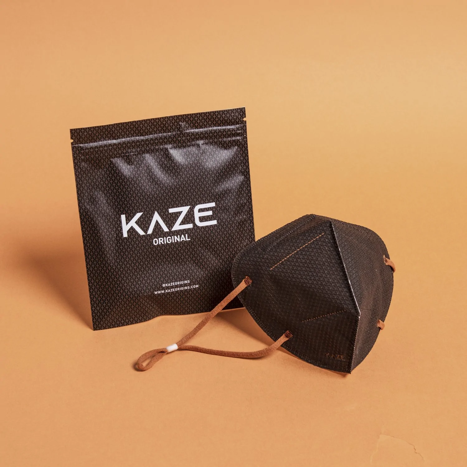 KAZE - FFP2 Maske - Brown/Mud